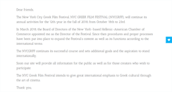 Desktop Screenshot of nycgreekfilmfestival.com
